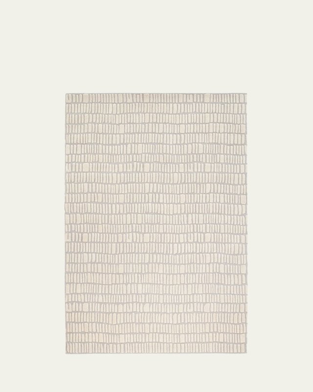 Roark Ivory Hand-Tufted Rug, 6' x 9'